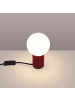 Nice Lamps Tischlampe ORBITAL 1 red H 19 cm