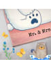 Mr. & Mrs. Panda Handtuch Eisbär Faul Design mit Spruch in Weiß