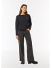 comma Strickpullover langarm in Schwarz