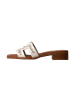 Oh! my Sandals Leder-Sandalen mit Absatz Grau