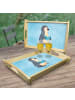 Mr. & Mrs. Panda Servier Tablett Pinguin Buch ohne Spruch in Eisblau