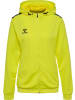 Hummel Trainingsjacke "Hmlauthentic Pl Zip Hoodie Woman" in Gelb