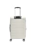 D&N Travel Line 4700+ - 4-Rollen-Trolley M 68 cm erw. (schwarz) in cream white