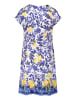 Vera Mont Sommerkleid mit überschnittenen Ärmeln in Nature/Blue
