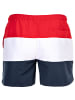 ellesse Badeshorts 1er Pack in Rot/Weiß/Blau