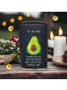 Mr. & Mrs. Panda Feuerzeug Avocado Glücklich mit Spruch in Schwarz