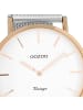 Oozoo Analog-Armbanduhr Oozoo Vintage Series silber groß (ca. 44mm)