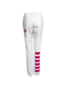 Roberto Geissini Stripe Jogginghose Weiß Pink