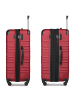Wenger Amplar Evo 4 Rollen Trolley L 75 cm mit Dehnfalte in ruby