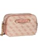 Guess Umhängetasche Izzy Camera Bag Tinsel in Light Rose Logo