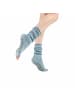 MUNADUNA 3er-Pack Pilates Stulpen-Zehensocken – 3D-Strick in Rosa