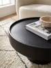 KADIMA DESIGN Couchtisch 60x60x36 cm Metall Sofatisch Rund, Wohnzimmertisch