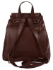 Samantha Look City-Rucksack echt Leder in braun