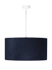 Licht-Erlebnisse Pendelleuchte Ø 50 x (T)102 cm in Weiß Nachtblau GoldWeiß Nachtblau Gold