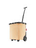 Reisenthel carrycruiser - Einkaufstrolley 47.5 cm (forest gold) in frame raffia black