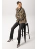 Aniston CASUAL Fellimitatjacke in beige-schwarz