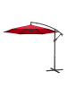 SONGMICS Sonnenschirm Sheld in Rot - (D)300 x (H)245 cm