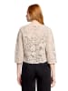Betty Barclay Lochstrick-Pullover mit U-Boot-Ausschnitt in Grau Beige