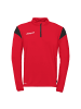 uhlsport  1/4 ZIP TOP Squad 27 Kids in rot/schwarz