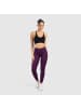 SMILODOX Leggings Cetrina Scrunch in Dunkel Lila