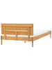Beliani Doppelbett AMBAZAC in Braun - (W) 148 x (H) 90 x (L) 211 cm