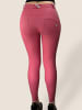FREDDY WR.UP Push-Up Vegan Leder 7/8 Regular Waist in Dunkel Rosa