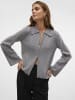 Vero Moda Strickjacke in Medium Grey Melange