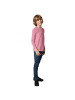 tectake Einfarbiges Langarm-Shirt für Kinder, rosa