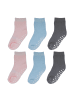Yalion 6er-Set Yalion Baby Langsocken mit Stern-Stoppern rutschfest, Bunt