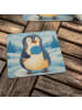Mr. & Mrs. Panda Bierfilzl Pinguin Lolli Design ohne Spruch in Weiß