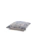Kayoom Retro Sitzkissen Paramount Pouf & Cushion Set 80cm x 80cm in taupe - blau