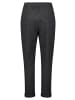 BETTY & CO Schlupfhose mit Struktur in Schwarz/Weiß