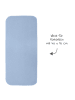 LaLoona Spannbetttuch für kleine Matratzen 40 x 90 cm - Hellblau in blau
