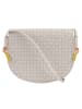 DuDu Skye Umhängetasche Leder 21 cm pearl grey