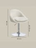 VASAGLE Barhocker Lenna in Weiß - (B)50.5 x (H)(68.5-80.5) x (T)52 cm