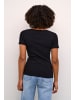 Kaffe T-shirt KAmaibritt Slim fit in Black Deep