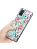 cadorabo Hülle für Samsung Galaxy A51 4G / M40s Blumen Muster in PFIRSICHBLÜTEN