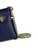 Florence Umhängetasche Leder blau ca. 13cm