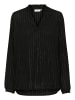 Kaffe Langarm-Bluse KALIV Regular fit in Black Deep