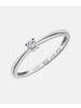 Diamant L'éternel Ring aus 375 Weißgold mit 0.1 Karat Diamant