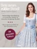 MarJo Midi Dirndl Gardi in Eisblau