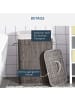 HOMCOM Wäschekorb-43L x 32B x 61H cm-Grau