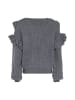 faina Damen Pullover in GRAU MELANGE