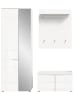 ebuy24 Garderobenmöbel Solero Weiß 163 x 37 cm