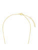 Amor Kette mit Anhänger Edelstahl, IP gold in gold