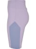 Urban Classics Urban Classics Damen Ladies Color Block Cycle Shorts in lilac/violablue