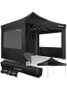 tectake Gartenzelt 3 x 3 m, inklusive Spannseile, Heringe und Tragetasche