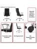 MCW Bürostuhl Chefsessel Monastir, Schwarz