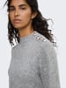JDY Strickkleid in Medium Grey Melange