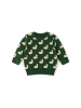 Little Green Radicals Organic Knitted Jumper in Green